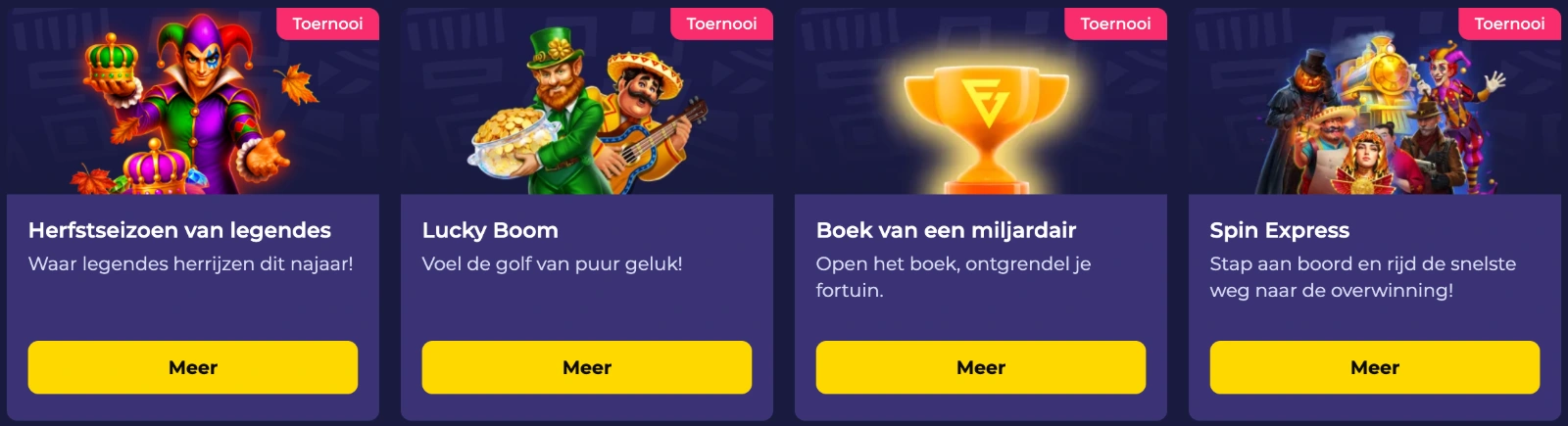 Bonusaanbod op de website van Spinorhino